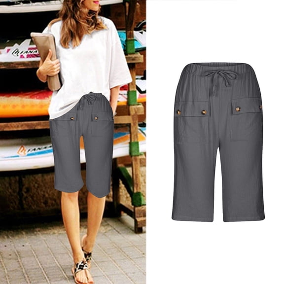 HAIJIE Swim Board Shorts Stretchy High Waisted Beach Shorts Womens Board Shorts for Girlfriend Summer Daily Wear