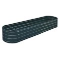 thumbnail image 1 of Grapevine Galvanized Steel Raised Garden Bed, Oval, 79IN, Green, 1 of 6