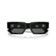 thumbnail image 5 of Gafas de sol Versace unisex con montura negra y lentes gris oscuro de 54 mm, 5 of 5