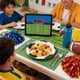 thumbnail image 5 of Vajilla desechable de papel para fiestas de fútbol: platos, vasos, servilletas y pajitas. Decoración temática de balón de fútbol, portería y red para el día del partido, cumpleaños y celebraciones d, 5 of 6