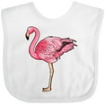thumbnail image 3 of Inktastic Pink Flamingo Boys or Girls Baby Bib, 3 of 4
