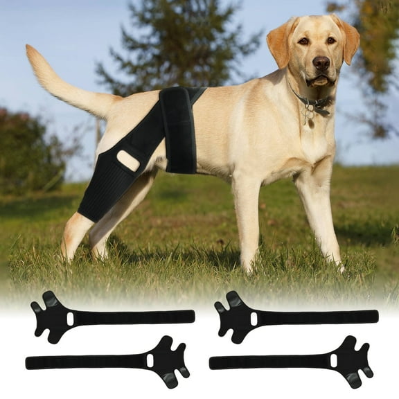 Dog Knee Brace for Hind and Rear Leg,Support for Dog ACL CCL Cruciate Ligament Injury Joint Pain and Muscle Sore,Size S