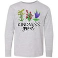 thumbnail image 3 of Inktastic Kindness Grows Wildflowers Long Sleeve Youth T-Shirt, 3 of 5
