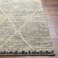 thumbnail image 4 of Hauteloom Dhruv Wool Living Room, Bedroom Area Rug - Bohemian, Transitional - High Pile - Bone, Taupe, Cloud Gray - 9' x 12', 4 of 10