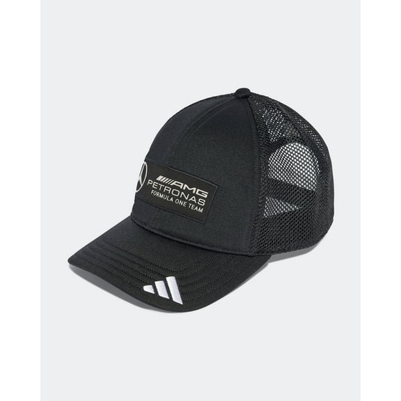 Mercedes AMG Petronas F1 Team x Adidas 2025 Team Trucker Cap Black