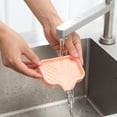 thumbnail image 7 of Silicone Organizer Tray, Soap and Sponge holder for Kitchen Sink, Bathroom - Storage Tray for Dish Brush, Soap Dispenser, Dishwashing Accessories(S), 7 of 7