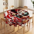 thumbnail image 5 of Demon Slayer Round Tablecloth Print Decorative Table Cover Washable Table Cloths for Dining Party Picnic 36x36in, 5 of 8