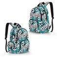 thumbnail image 2 of Xixirimido Soccer Balls Graffiti Print 17" Multi Pockets Kids Backpack for Boys Lightweight School Bag Girls Large Bookbag for Elementary Middle High School Students, 2 of 8