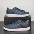 thumbnail image 3 of Ad-id-as Grand Court 2.0 Men's Size 10 Athletic Shoes Navy Blue Casual Sneakers, 3 of 6