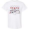 thumbnail image 3 of Inktastic Beat Up Bowling Pins T-Shirt, 3 of 5
