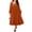 Orange, variant on CASSIE LIZ Womens Plus Size Dresses Long Sleeve Boho Square Neck Bubble Sleeve Flowing Maxi Fall Dresses Holiday Wedding Date Guest(XL-5XL)
