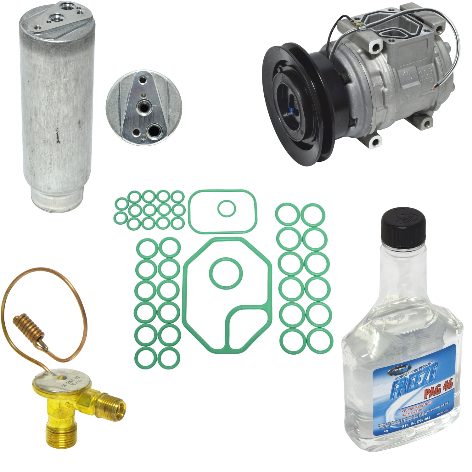 A//C Compressor /& Component Kit-Compressor Replacement Kit UAC KT 4129