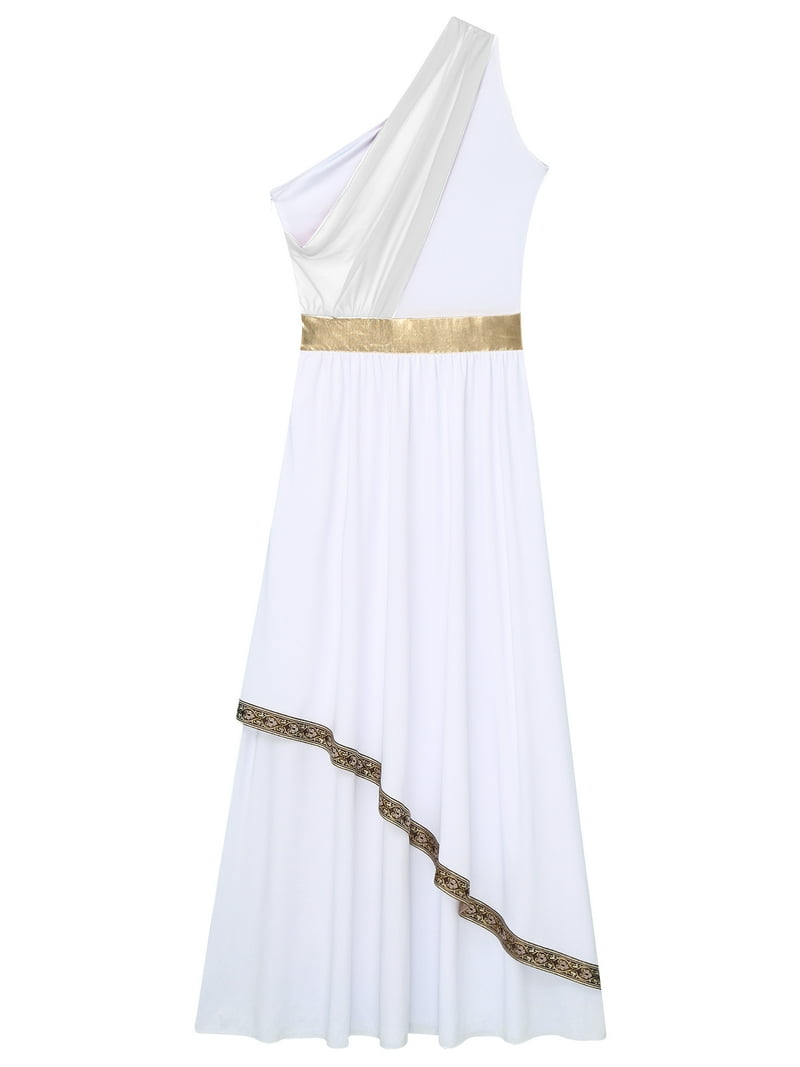 toga bridesmaid dress Athena Unisize Latex Greek Goddess Toga (Wrap Dress) with Belt main image 0