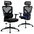 thumbnail image 1 of BeesClover Office Chair Ergonomic Desk Chair - Home Mesh Office Desk Chair with Adjustable Lumbar Support, High-Back Computer Gaming Chair with Headrest 3D Armrests, 1 of 8