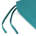 thumbnail image 6 of Jordan Manufacturing 48" x 18" McHusk Lagoon Aqua Crosshatch Rectangular Outdoor Settee Swing Bench Cushion with Ties, 6 of 12