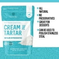 thumbnail image 6 of Cream of Tartar for Baking 16oz. Gluten Free, Premium All Natural Food-grade Cream of tartar - 1LB, 6 of 7