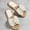 Beige, variant on Tawop Womens Sandals Womens Shoes Walking Shoes Flat Sandal Espadrilles Beach Beige Size 4.5