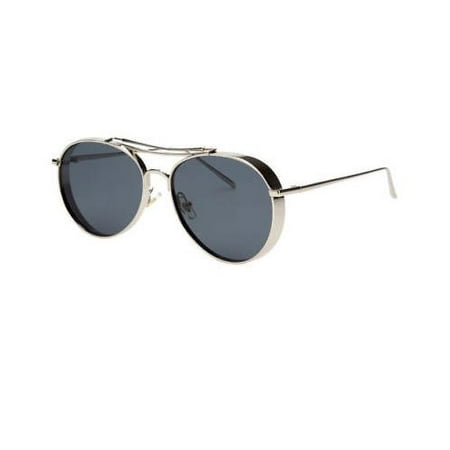 Studio Cover Metal Frame Side Shield Round Fashion Vintage Sunglasses Aviator BX