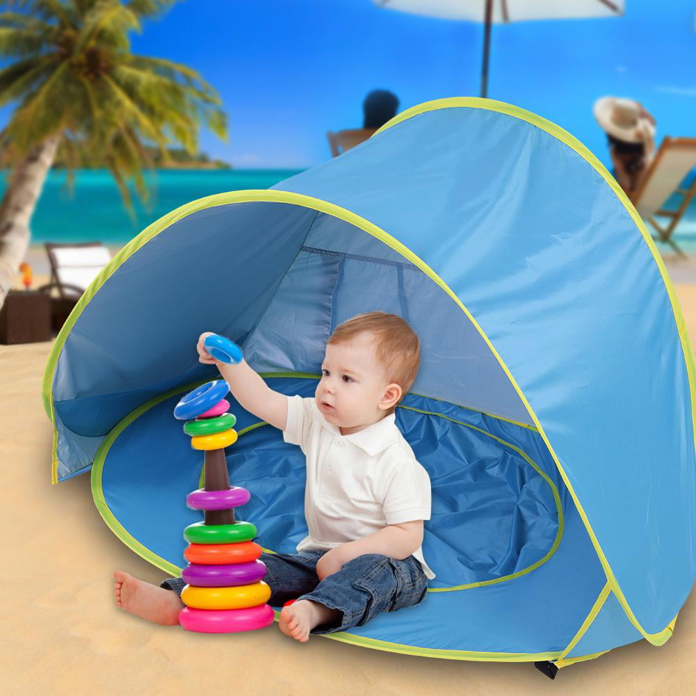 Baby Beach Tent Uv-protecting Sunshelter With A Pool UV Protection Sun Shelter 