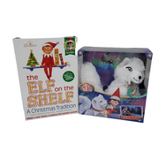 Elf on the Shelf Boy Light Blue Eyes with Artic Fox Bundle