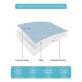 thumbnail image 5 of Blue Leaves Twin Size Down Alternative Comforter, Lightweight Comforter Quilt Bedding Set with Pillow Shams Summer Botanical Pastoral All Seasons Bed Comforter Duvet Insert 68"x86", 5 of 7