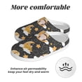 thumbnail image 6 of Disketp Cute Bee Gnome Women's Men's Slippers Plush Slip-On House Slipper for Winter Indoor Soft Cushion Non-slip Fluffy Slides Slippers-8, 6 of 7