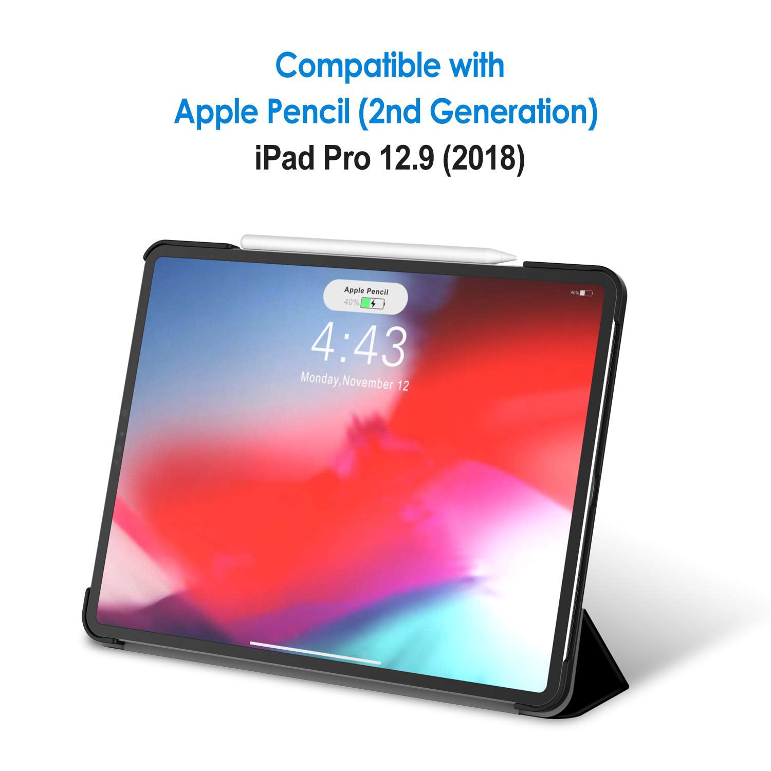 JETech Case for iPad Pro 12.9-Inch (3rd Generation 2018, Edge to Edge