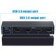 thumbnail image 1 of Hub de 5 puertos para Ps4, Usb 3,0 cargador de alta velocidad controlador Splitter expansión para consola Ps4, no para Ps4 Slim, Ps4 Pro 1 pieza, 1 of 2