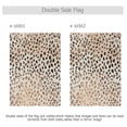 thumbnail image 3 of Plain Cheetah Glitter Print Garden Flag House Banner 12" x 18" Double Sided Outdoor Yard Decoration, 3 of 6