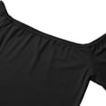 thumbnail image 7 of Endives Women's Long Sleeve Shirt Off Shoulder Western Cowboy Style Lightweight Sleeve with Tassel T Shirt Retro Shirt T Shirt Tunic Top Black, 7 of 7
