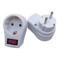 thumbnail image 3 of Socket Outlet with Switch Socket Adapter Eu Power Converter Extension Socket, 3 of 8