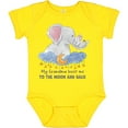 thumbnail image 3 of Inktastic My Grandma Loves Me to the Moon and Back Elephant Family Boys or Girls Baby Bodysuit, 3 of 5