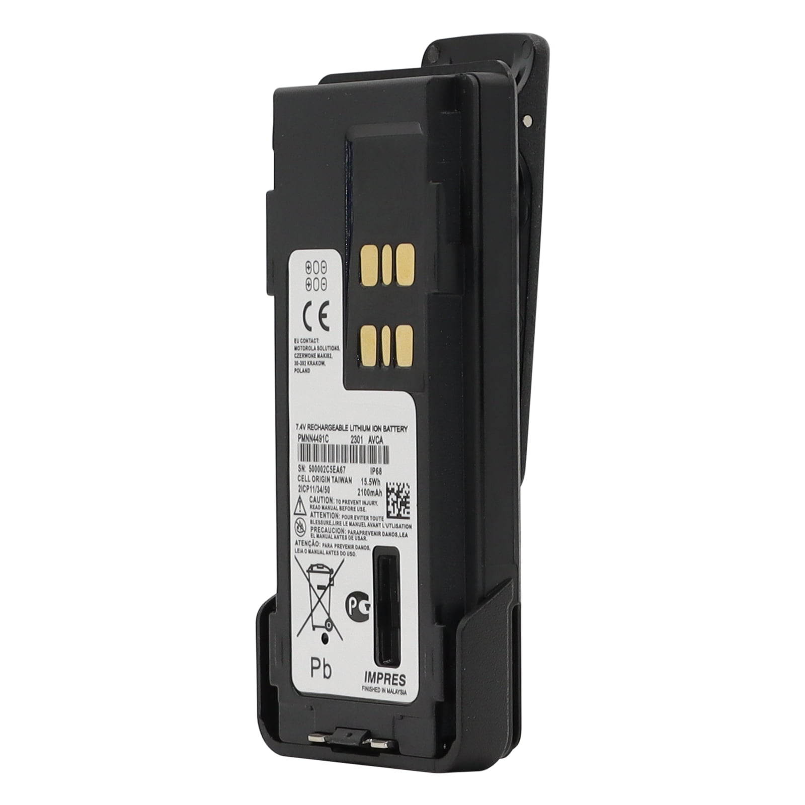 PMNN4491D Battery for Motorola APX4000 UHF PX 3000 APX 1000 APX 2000 SRX2200 2100mAh
