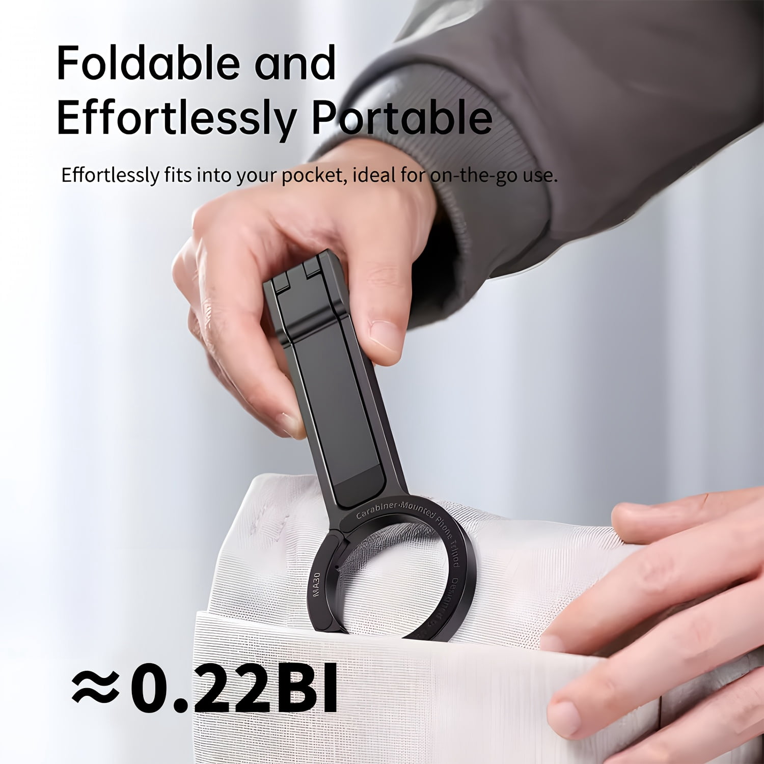 360° Rotating Magnetic Phone Tripod, Foldable for iPhone 17/16/15/14 Pro Max/Air, Adjustable Base for Vlogging, Fitness & Travel