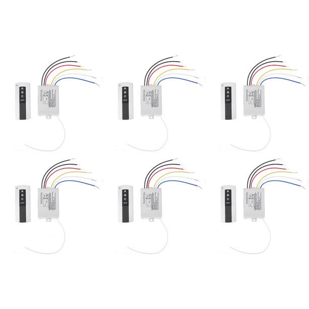 Interruptor Control Remoto Digital Inalámbrico 220 V Y 3 Canales para Lámpara