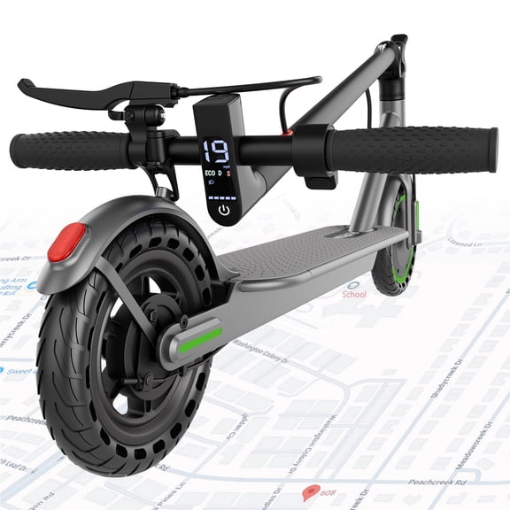 MOCRXO Electric Scooter for Adults, 350W Motor, 19 mph Max Speed, 21 Miles Range, 8.5 in Solid Tires, Foldable E-Scooter