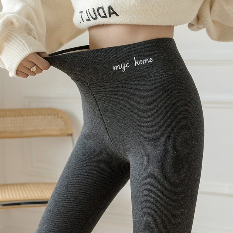 Lamb Cashmere Leggings For Women Thickened Large Size Cotton
