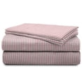thumbnail image 2 of Saturday Park Gingham 100% Organic Kids' Cotton Sheet Set, Queen, 2 of 7