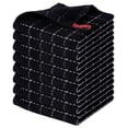 thumbnail image 2 of SXS 100% Cotton Terry Kitchen Towels Dish Cloths Checkered Designed Super Soft Absorbent Dish Towels 8 Pack Black Dish Cloths (Red,30*30cm 6pack), 2 of 7