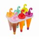 thumbnail image 3 of 6pcs Reusable Umbrella Ice Cream Molds Popsicle Maker Tray for Homemade Treats Easy Demolding with Warm, 3 of 5