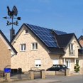 thumbnail image 2 of Tier weather vane, decorative weather vane, wind direction indicator set for outdoor use, garden, lawn, metal bracket, weather vane Ref: 2384, 2 of 5
