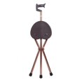 thumbnail image 2 of Filfeel Cane Stool, Triangular Folding Old Man Walking Crutch Stick Stool With Massage Handle, 2 of 8