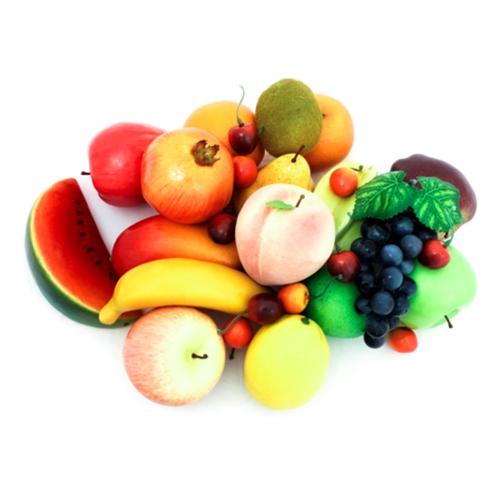 ALEKO AFA1 Decorative Realistic Artificial Fruits Assortment, Set of 32