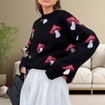 thumbnail image 2 of Ugly Christmas Sweaters For Women Sweater Women Crewneck Long Sleeve Knit Sweater Loose Cute Graphic Pullover Sweater, 2 of 5