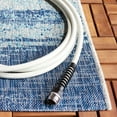thumbnail image 3 of Safavieh Courtyard Jannah Abstract Indoor/Outdoor Area Rug, Gray/Blue, 5'3" x 7'7", 3 of 9