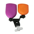 thumbnail image 2 of Instrument Bicolor Cowbell for Drum Set High and Low Tones Midium Size Double Mounted Bell Kit   Percussion Instruments, 2 of 7
