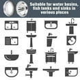 thumbnail image 4 of 38mm Replacement Sink/Basin Waste Plug Cap Easy Pop-Up Click Clack Chrome, 4 of 11