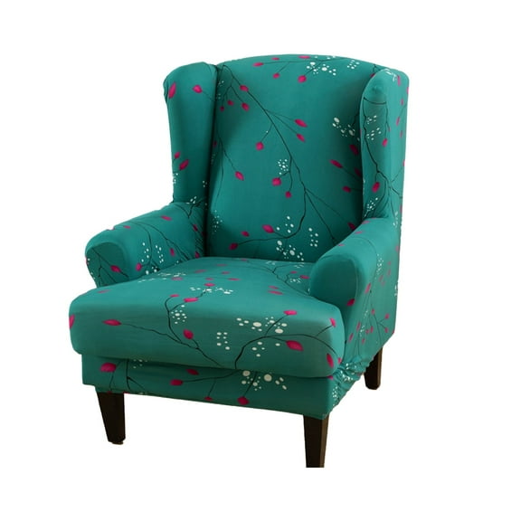 Mictong Chair Cover, Sofa Cover, Elastic Wing Chair Cover, Wing Back Sofa Cover, Armrest Chair Cover, Furniture Protective Cover, Elastic Cushion Chair Cover, Single person, 1 piece