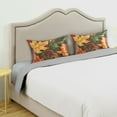 thumbnail image 3 of Yayeee Pillowcase Standard Size Set of 2 Satin Wrinkle Resistant Pillow Case, Colorful Autumn Leaves, 3 of 7