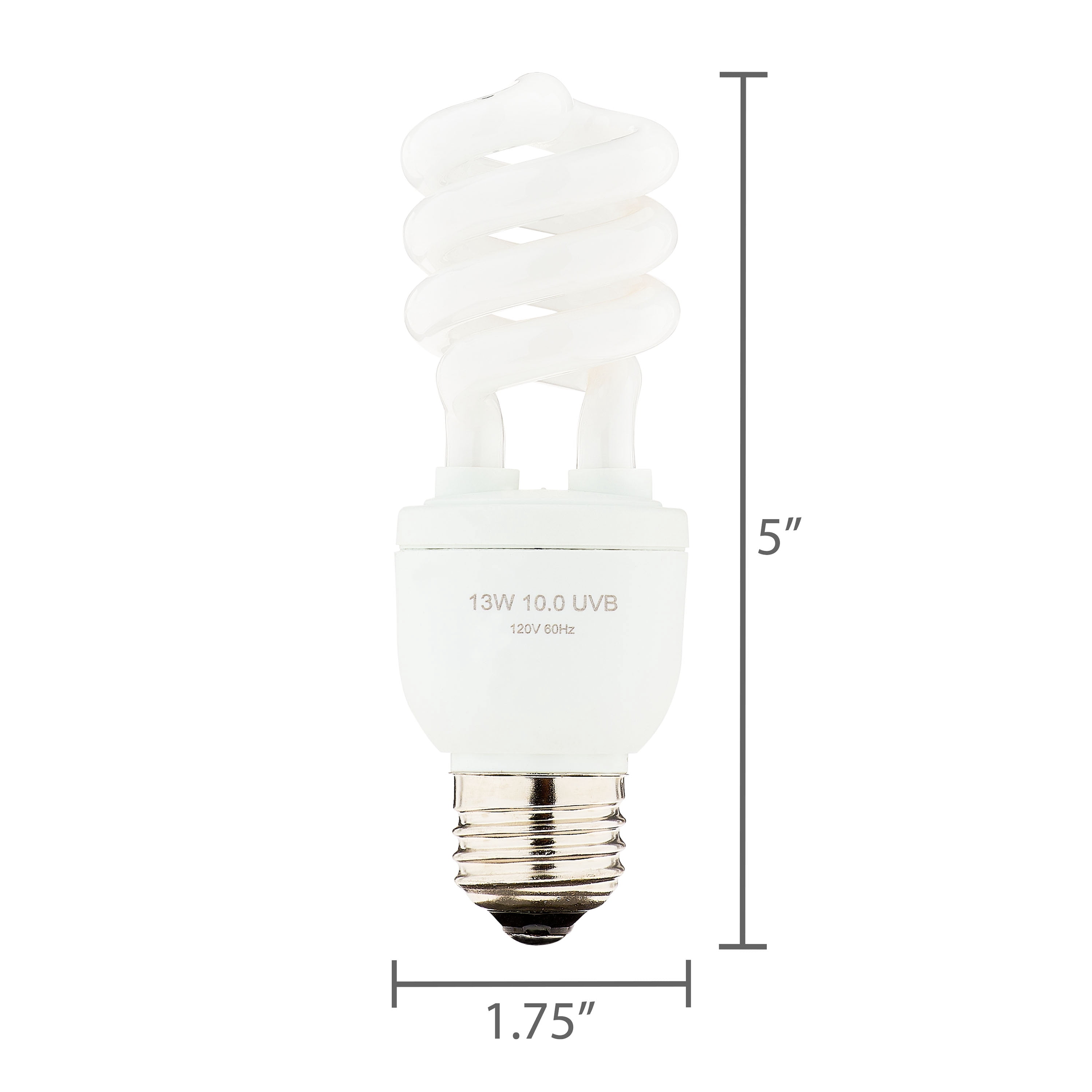 Vibrant Life Fluorescent Coil UVB Bulb for Reptiles, 13 Watts